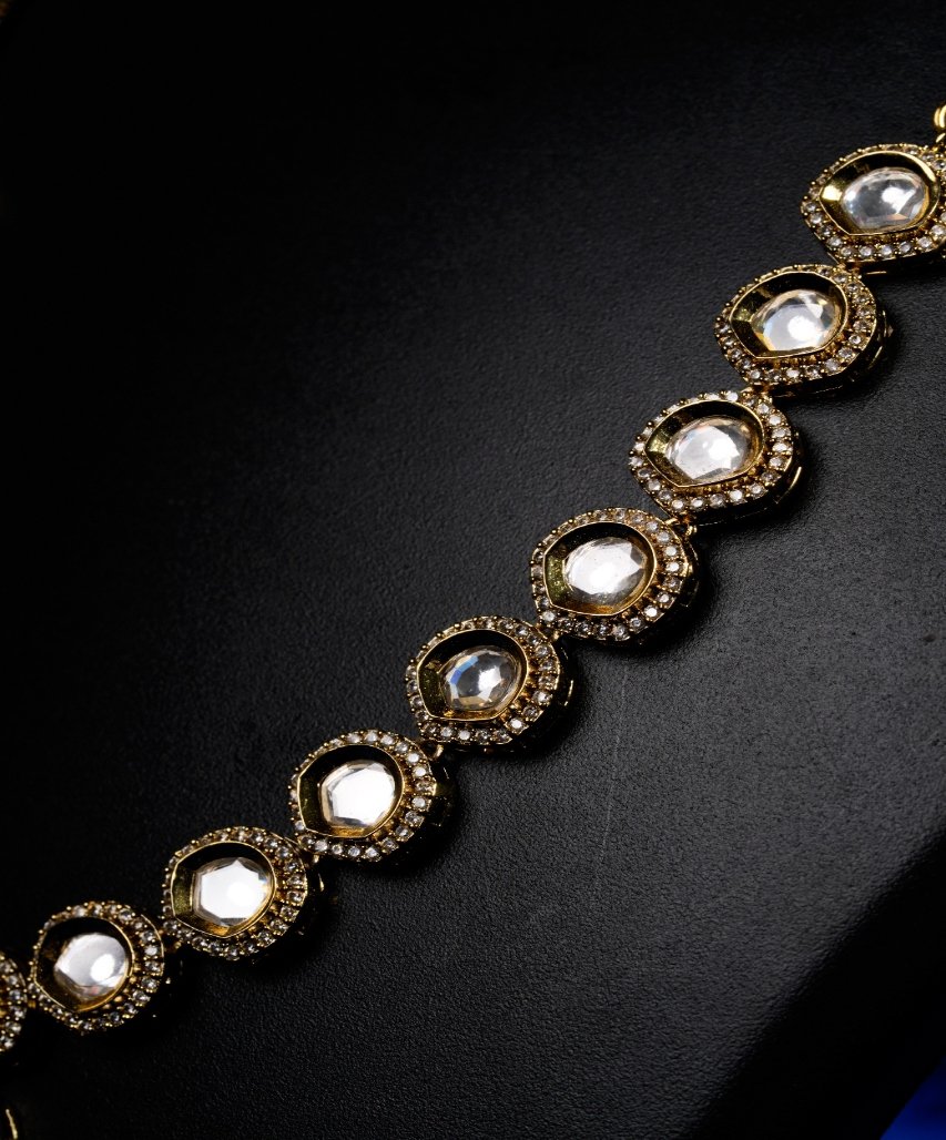 Classic Oval Moissanite Necklace Set - Image 3